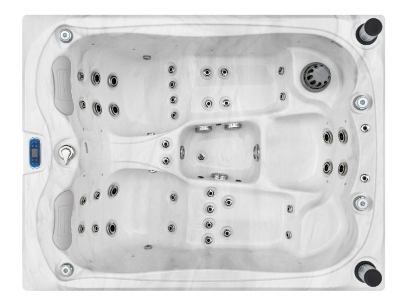 Emeer weißer Marmor Whirlpool – Bild 9